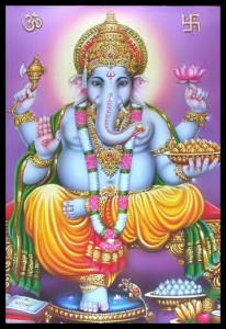 Raffigurazione simbolica di Ganesh