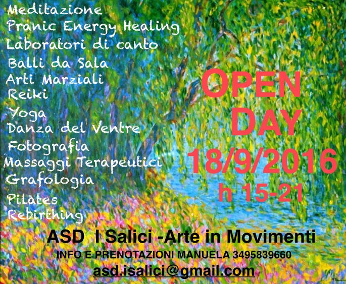 Open Day presso ASD I Salici-Arte in Movimento